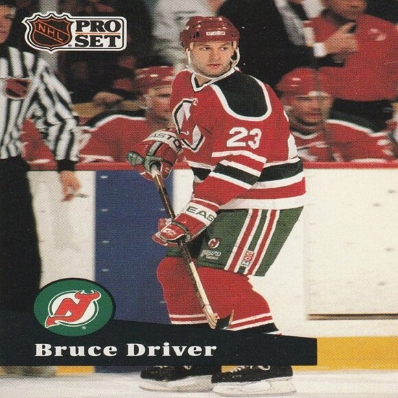 Bruce Driver New Jersey Devils NHL Hockey Card Collection - 8 Card Set - Picture 9 of 9